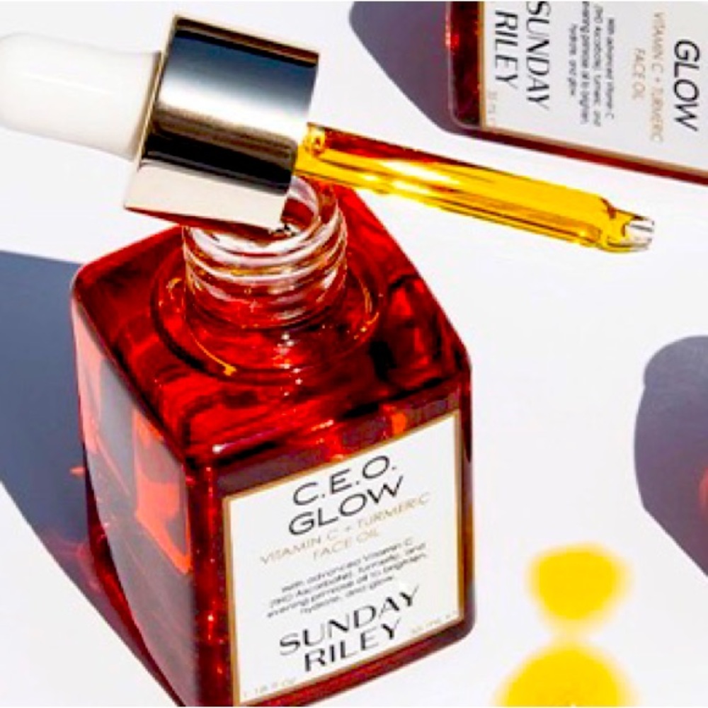 Sunday Riley C.E.O. Glow Vitamin C + Turmeric Face Oil 30ml/oz— NEW/Sealed!